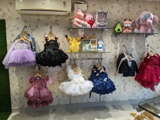 Cute Silks Kids Partywear