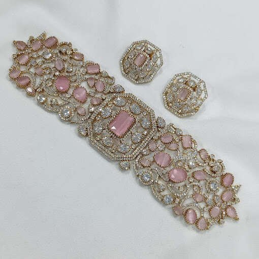 Gold copy bridal art Jewellery