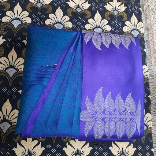 Saree prepleate and box folding by KL Fashion's